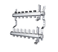 Коллектор из нержавеющей стали Royal Thermo универсальный 1x3/4 9 выходов RTE 55.009