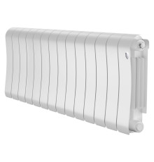 Радиатор биметаллический Royal Thermo Infinity 300 14 секций боковое подключение Bianco Traffico НС-1683521