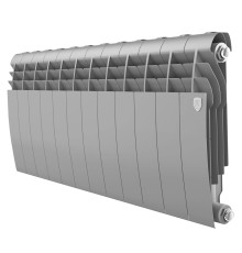 Радиатор биметаллический Royal Thermo BILINER 350 Silver Satin 12 секций боковое подключение НС-1682247