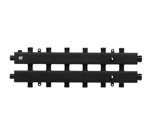 Коллектор распределительный Royal Thermo 7 контуров (3 вверх, 3 вниз, 1 вбок) RTE 50.125.06 D