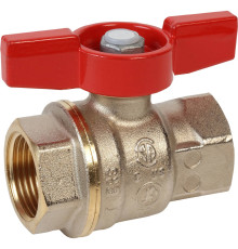 Кран шаровой Giacomini DADO 3/4 ВР-ВР полнопроходной бабочка красная R911X024
