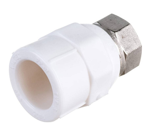 Соединитель полипропиленовый РОСТерм PPR с накидной гайкой 20x1/2 1517217