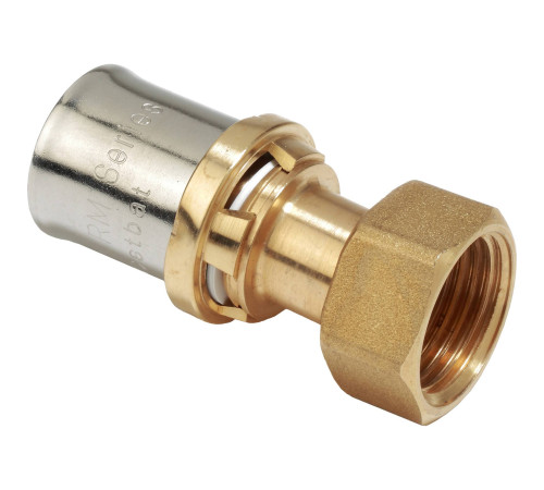 Муфта-пресс Giacomini RM179 латунная с накидной гайкой 20x1/2 RM179Y056