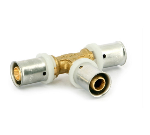 Тройник пресс Uni-Fitt 26x26x26 мм 1513617