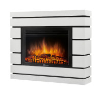 Каминокомплект Electrolux EFP/P-3020LS N с порталом Moderno 30 шпон белый дуб 1721676