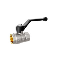 Кран шаровой латунный LD Pride Ду 50 Ру 25 вн-вн рычаг с биркой 47.50.В-В.Р