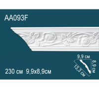 Карниз потолочный полиуретановый гибкий Perfect AA093F