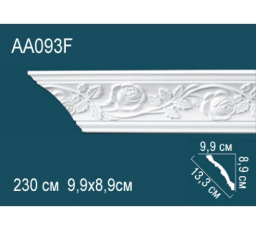 Карниз потолочный полиуретановый гибкий Perfect AA093F