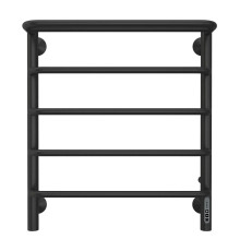 Полотенцесушитель электрический Larusso Стандарт с полкой КС П5 500x600 мм черный RAL 9005 8529