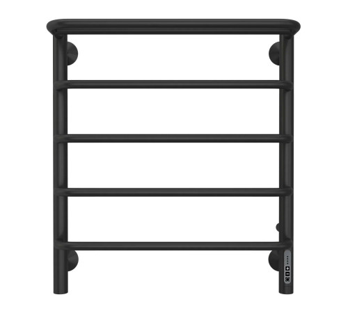 Полотенцесушитель электрический Larusso Стандарт с полкой КС П5 500x600 мм черный RAL 9005 8529