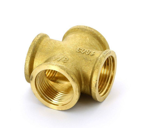 Крестовина латунная Uni-Fitt 3/4 ВР 619G3333