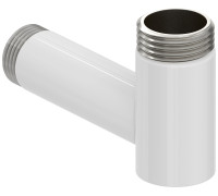 Уголок переходной Стилье G 3/4 HP - G 1/2 HP белый глянцевый 122003-3412