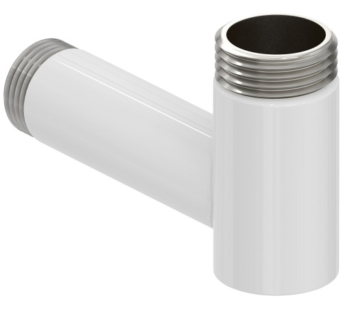 Уголок переходной Стилье G 3/4 HP - G 1/2 HP белый глянцевый 122003-3412