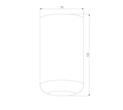 Светильник потолочный светодиодный 10W 4000K чёрный 25044/LED