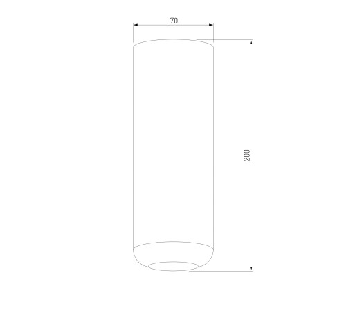Светильник потолочный светодиодный 10W 4000K чёрный 25045/LED