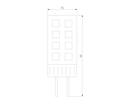 Светодиодная лампа JC 5W 220V 3300K G4 BLG414