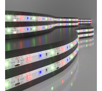 Светодиодная лента 12 В 4,8 Вт/м 60 Led/м 2835 IP65, RGB, 5 м Лента светодиодная 12V 4,8W 60Led 2835 IP65 RGB, 5м