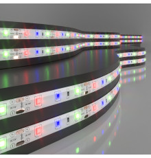 Светодиодная лента 12 В 4,8 Вт/м 60 Led/м 2835 IP65, RGB, 5 м Лента светодиодная 12V 4,8W 60Led 2835 IP65 RGB, 5м