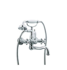 Смеситель для ванны Boheme Camelia с душевым комплектом хром 273-Camelia