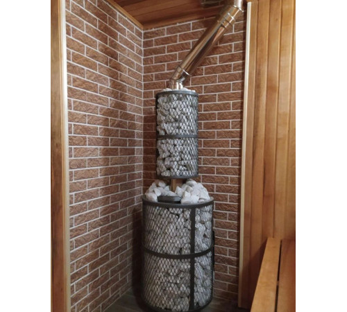 Печь для бани PROMetall Атмосфера XL сетка нержавейка Ap0001