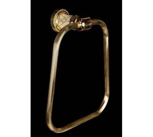 Полотенцедержатель кольцо Boheme Murano Cristal золото 10905-CRST-G