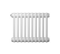 Радиатор стальной трубчатый Zehnder Charleston 2050 14 секций боковое подключение 1/2 RAL 9016 кронштейны в комплекте 1285230