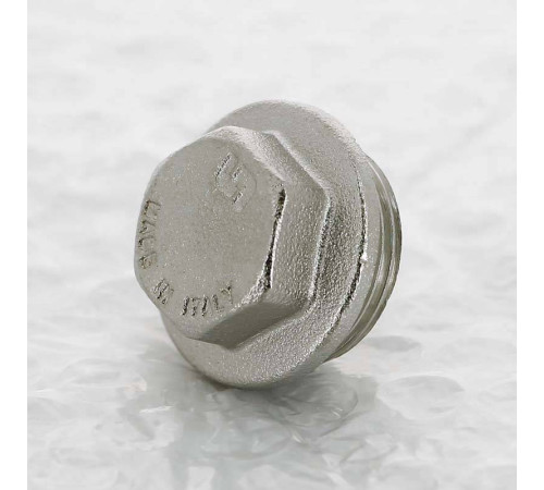 Заглушка резьбовая Uni-Fitt НР никелированная 3/4 608N3000