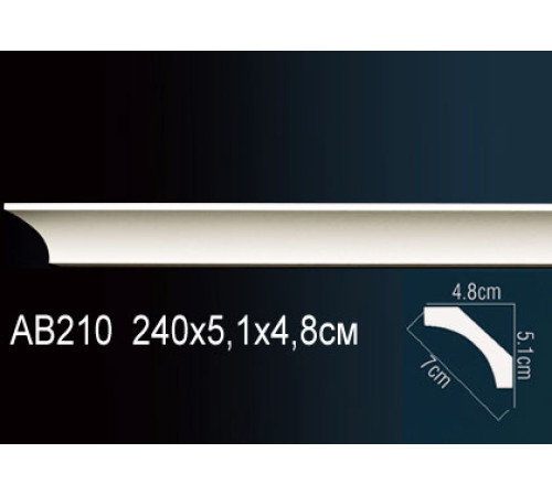 Карниз потолочный Perfect AB210 полиуретановый AB210