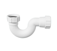 Сифон McAlpine трубный P-образный 1 1/2 x 40 мм высота 60 мм MRB6
