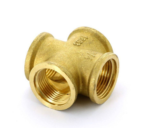 Крестовина латунная Uni-Fitt 3/4 ВР 619G3333