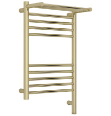 Полотенцесушитель электрический Сунержа Богема 3.1 с 1 полкой 400x600 мм правый шампань глянец 020-6007-6040