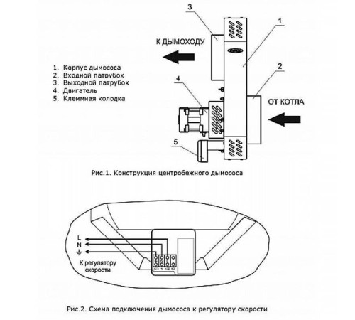 Дымосос центробежный ZOTA D=180 WW4932000018