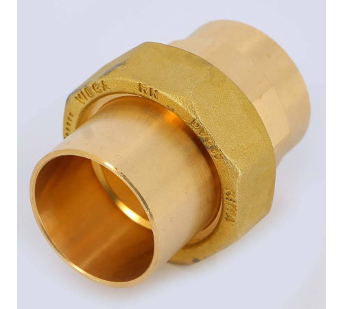 Разъемное соединение Viega 94343 пайка-пайка с плоской прокладкой 35 мм 176174