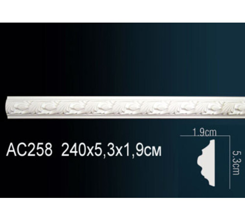 Молдинг полиуретановый Perfect AC258 с орнаментом AC258