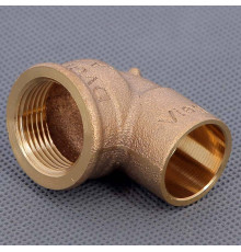 Угол 90° бронзовый Viega 94090G пайка-ВР 22x3/4 107581