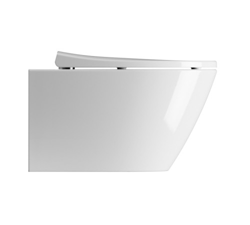 Уценка. Унитаз подвесной безободковый GSI Modo 520х370 мм белый глянцевый 981611_УЦ/11