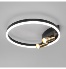 Умный потолочный светильник Eurosvet Luminari 90247/3 90247/3 черный/золото Smart