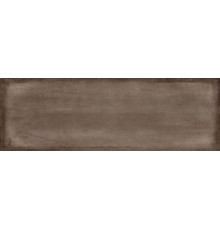 Плитка настенная Cersanit Majolica рельеф коричневый 20х60 см MAS111D