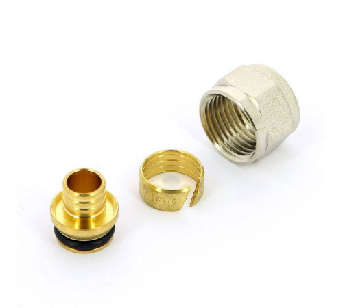 Соединитель обжимной Uni-Fitt 16x2.0 мм - 1/2 конус для полиэтиленовых труб 681N1612