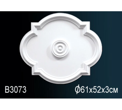 Розетка потолочная под люстру Perfect B3073 полиуретановая 601 мм B3073