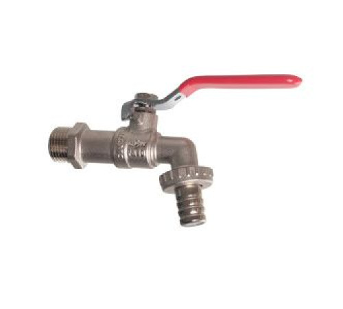 Кран шаровой водоразборный Kromwell 1/2 НР-НР с усиленным рычагом KW.285.04