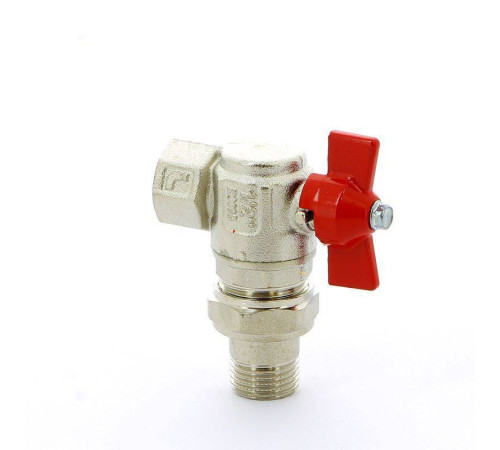 Кран шаровой ITAP IDEAL 1/2 НВ угловой с разъемным соединением бабочка 298