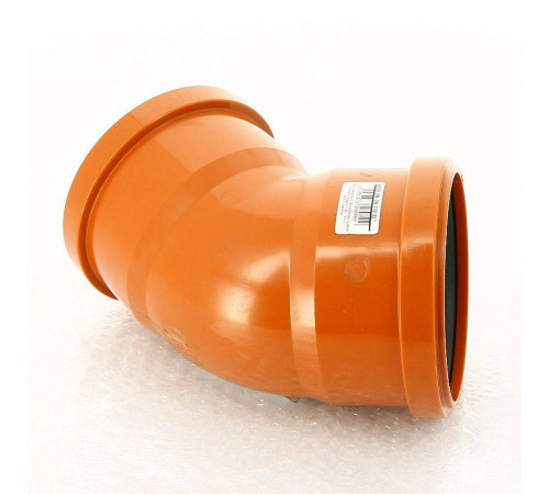 Отвод канализационный двухраструбный Ostendorf KGBD 110 мм 45° 228080