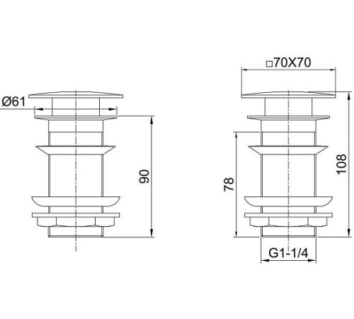Донный клапан Allen Brau Infinity черный 5.21025-31
