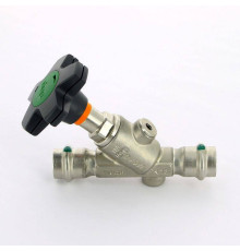 Вентиль наклонный пресс Viega Easytop Inox 18 мм нержавеющая сталь 757861