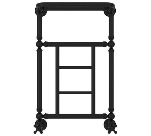 Полотенцесушитель водяной Сунержа Ренессанс 400x660 мм матовый черный 31-0282-6640