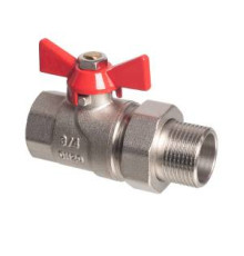 Кран шаровой Kromwell 3/4 ВР-НР с полусгоном бабочка KW.185.05