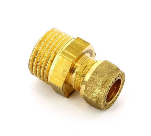 Муфта обжимная Tiemme 1100 10х1/2 наружная резьба 1100019