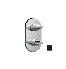 Внешняя часть термостата Bossini Apice Z00500.073 на 2-5 выходов Черный матовый