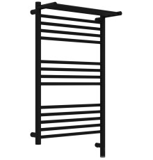 Полотенцесушитель электрический Сунержа Богема 3.1 с 1 полкой 50х80 см правый черный матовый 31-6007-8050